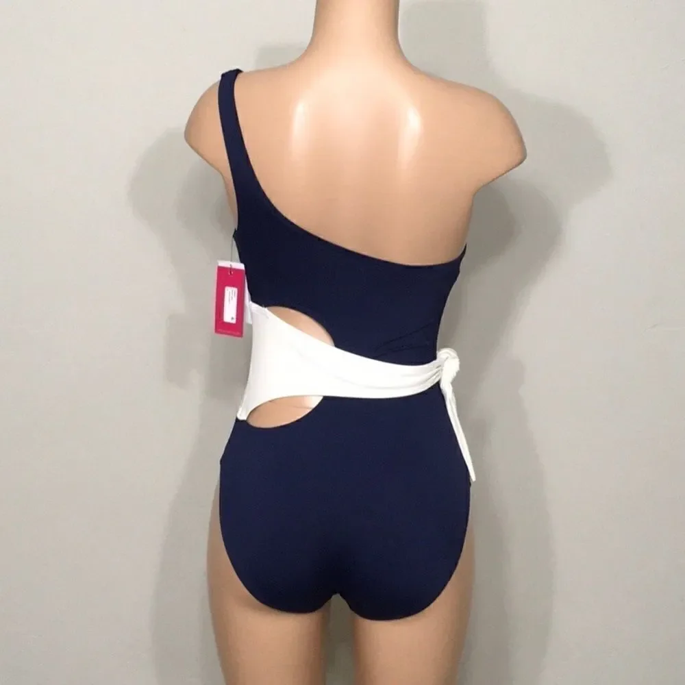 Vince Camuto one shoulder swimsuit
